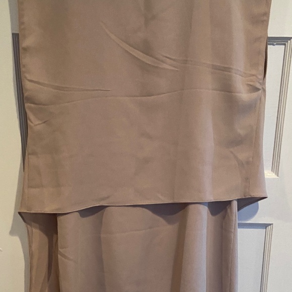 Tibi Sleeveless Beige Tunic Dress - Picture 7 of 8